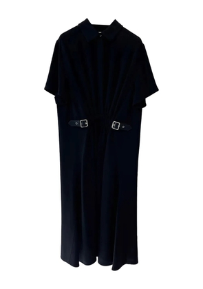 LOEWE belted buckle midi dress - Black