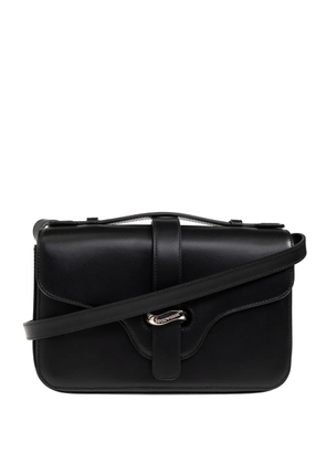 Emporio Armani smooth leather shoulder bag - Black