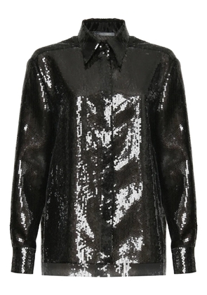 Alberta Ferretti sequinned shirt - Black