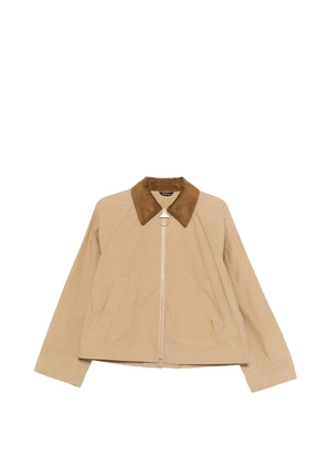 Barbour corduroy-collar jacket - Neutrals