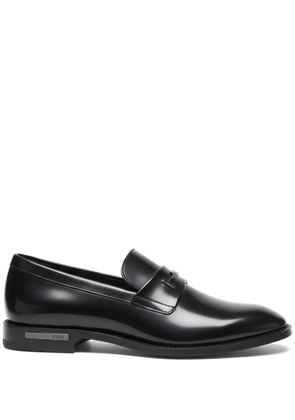 Tod's double-T leather loafers - Black