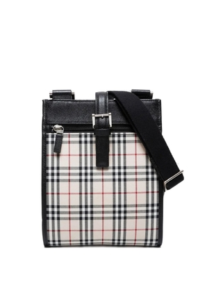 Burberry Pre-Owned 2000-2020s check-pattern shoulder bag - Neutrals
