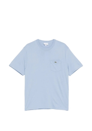 Lacoste logo-patched round neck T-shirt - Blue