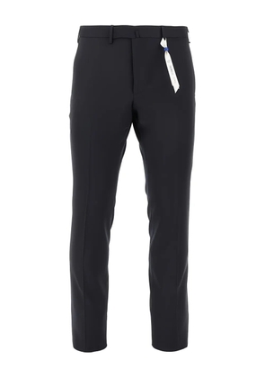 Santaniello belt-loops trousers - Blue