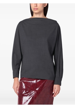 P.A.R.O.S.H. long-sleeve blouse - Grey