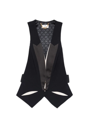 Elisabetta Franchi cut-out waistcoat - Black
