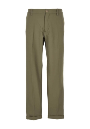 Re-Hash buttoned straight-leg trousers - Green
