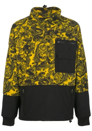 The North Face funnel neck fleece jacket - Yellow