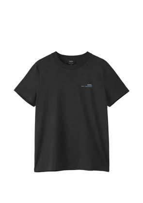 A.P.C. logo-print T-shirt - Blue