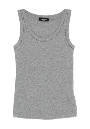 Fabiana Filippi scoop-neck tank top - Grey