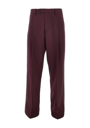 MARSEM pleated trousers - Red