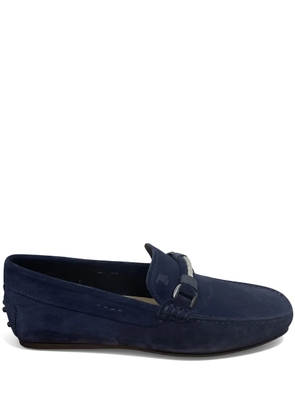 Tod's braided strap loafers - Blue