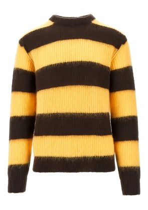 AMARÁNTO striped-pattern sweater - Yellow