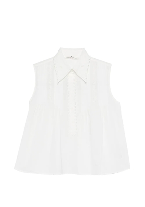 Ermanno Scervino embroidered top - White