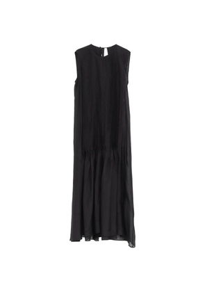 Lauren Manoogian pleated sleeveless maxi dress - Black