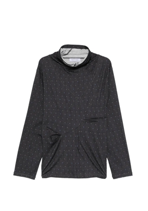 Kiko Kostadinov Ohne long-sleeve mock-neck T-shirt - Black