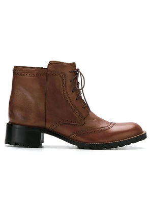 Sarah Chofakian ankle boots - Brown