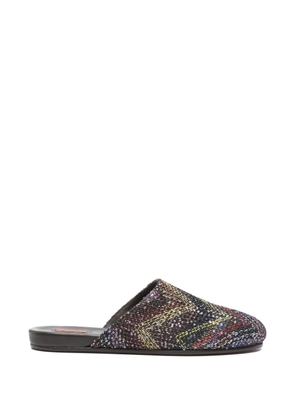 Missoni sequined flat mules - Black