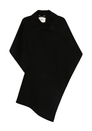 FENDI buttoned cape - Black