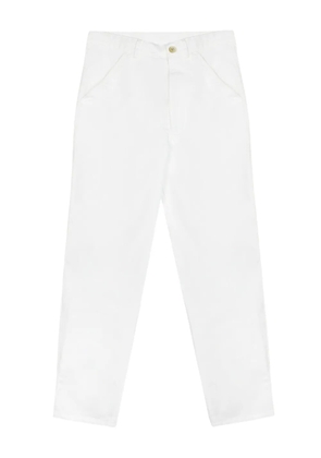 Comme Des Garçons Shirt belt-loops woven trousers - White