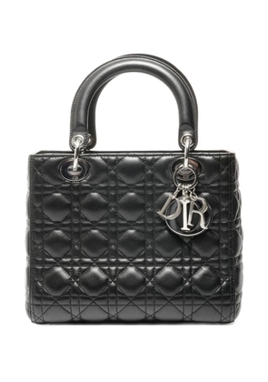 Christian Dior Pre-Owned 2013 quilted charm bag - Black
