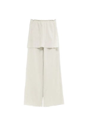Lauren Manoogian ruffled trousers - Neutrals