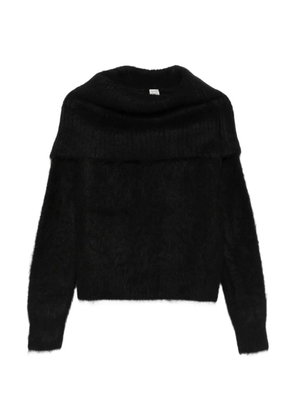 TOTEME funnel sweater - Black