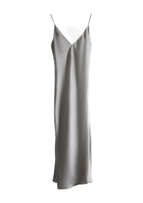 Marc Le Bihan V-neck midi slip dress - Grey