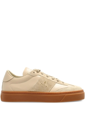 Furla Enjoy leather suede sneakers - Neutrals