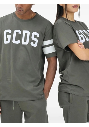 GCDS logo stripe T-shirt - Grey