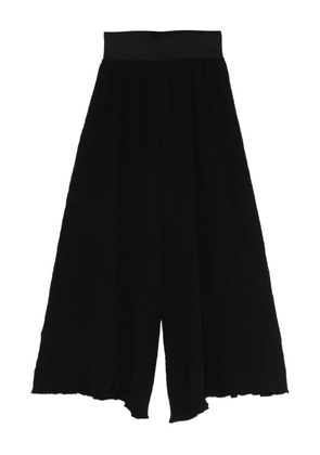 BUNZABURO KYOTO textured trousers - Black