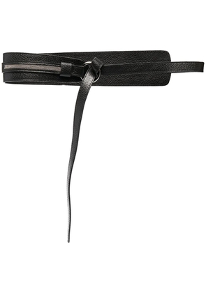 Fabiana Filippi tie fastening belt - Black