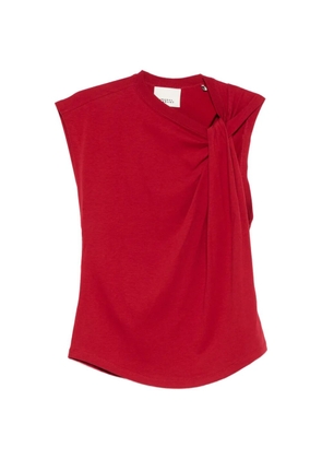 ISABEL MARANT Nayda knotted T-shirt - Red