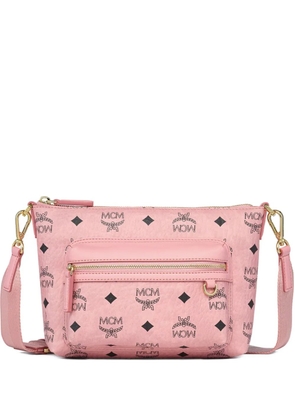 MCM Aren Visetos mini crossbody bag - Pink