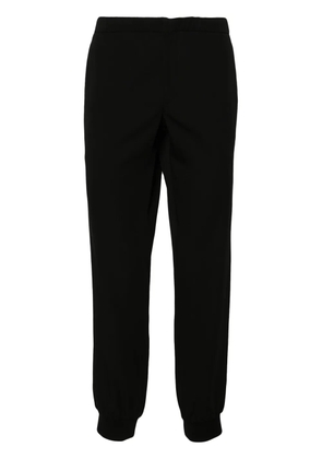 Prada drawstring-waist tapered trousers - Black