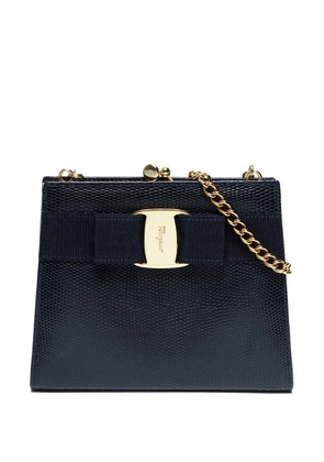 Ferragamo Pre-Owned 1990-2000s mini Vara chain shoulder bag - Black