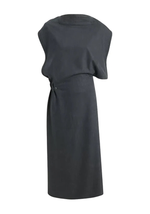 KHAITE Iris draped dress - Grey