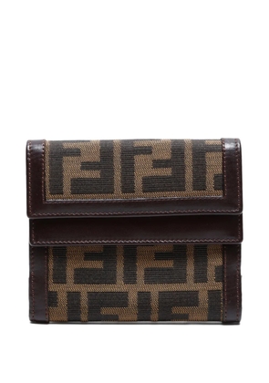 Fendi Pre-Owned 1990-2000s Zucca canvas wallet - Brown