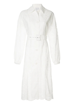 Alice McCall Cloud Obscurity embroidered trench coat - White