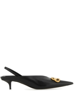 Balenciaga Square Knife 40mm leather pumps - Black