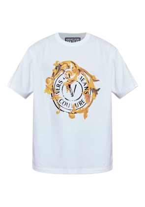 Versace Jeans Couture baroque-print logo-print t-shirt - White