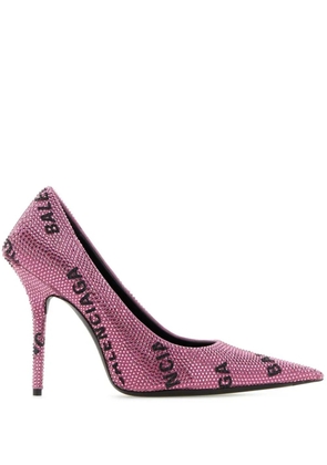 Balenciaga 110mm rhinestone-embellished pumps - Pink