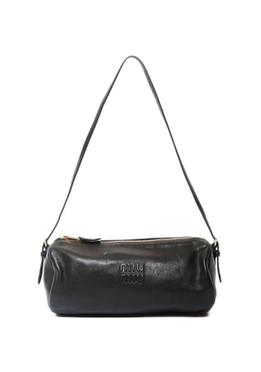 Miu Miu Pre-Owned 2020-2025 small logo-detail shoulder bag - Black