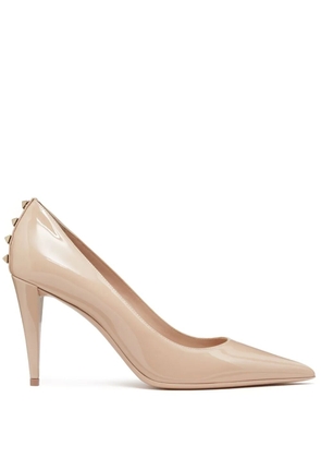Valentino Garavani 90mm Rockstud pumps - Neutrals