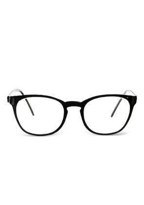 Hoffmann & Rathbone oval-frame glasses - Black