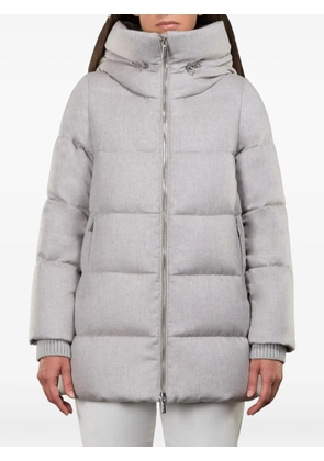 Moorer Carinzia hooded padded coat - Grey