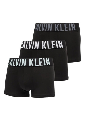 Calvin Klein logo waistband trunk 3-pack - Black