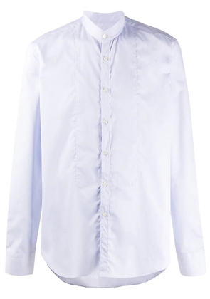 Dell'oglio mandarin collar cotton shirt - Blue