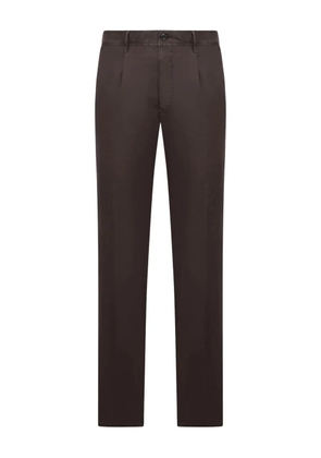 Incotex pleated-front trousers - Brown