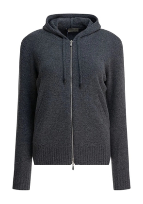Drumohr zip hooded cardigan - Grey
